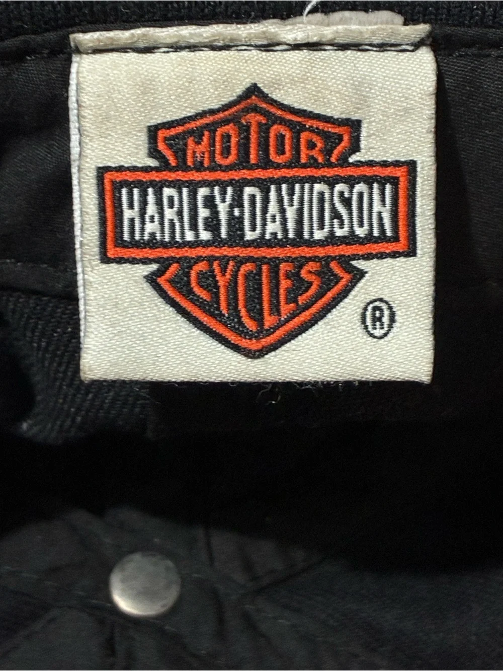 Harley Davidson Skull Cap Black